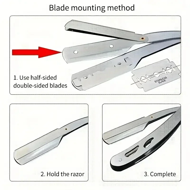 Hair Removal Knife Men Shaves  - огляд і ціна Safety Razor Handle
