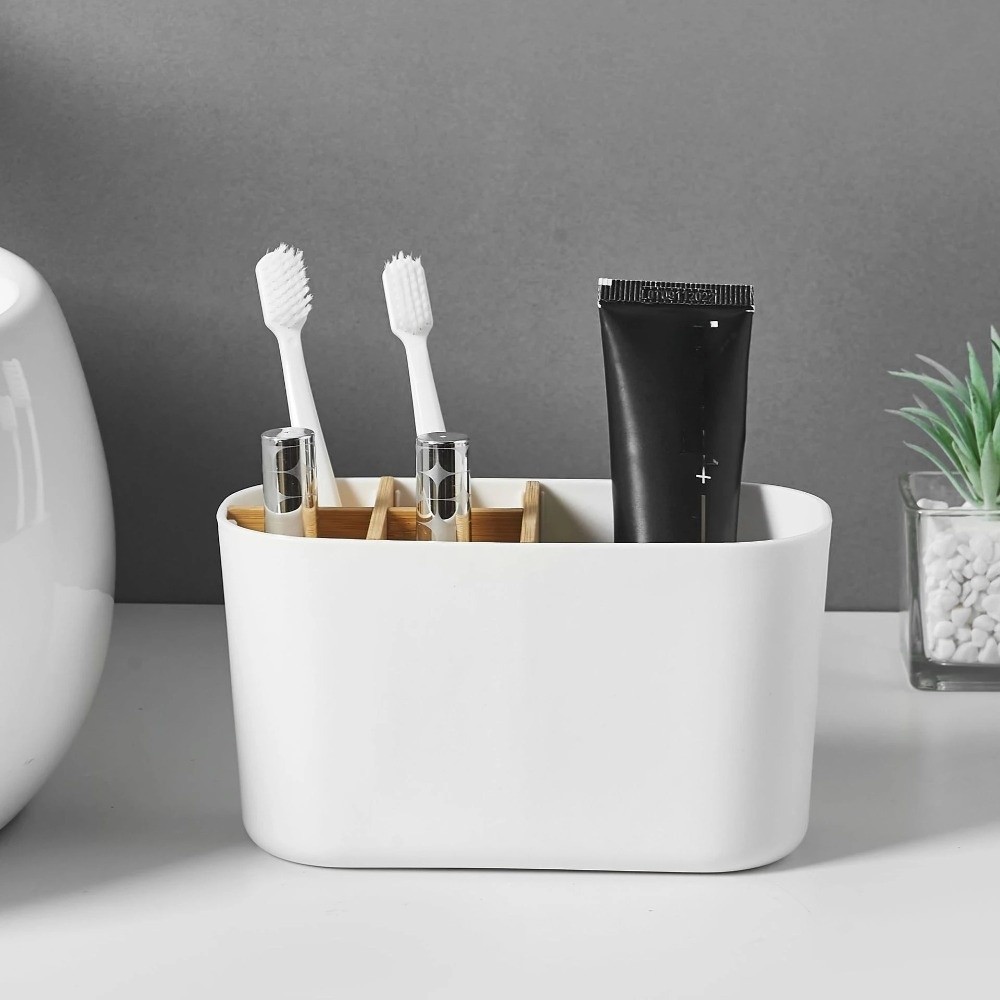 Multi-Slot Toothbrush Holder P - огляд і ціна Bamboo Toothbrush