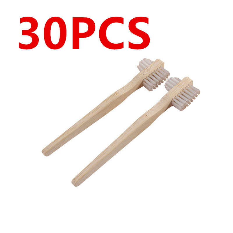 30pcs Bamboo Handle Denture Br - огляд і ціна Bamboo Toothbrush