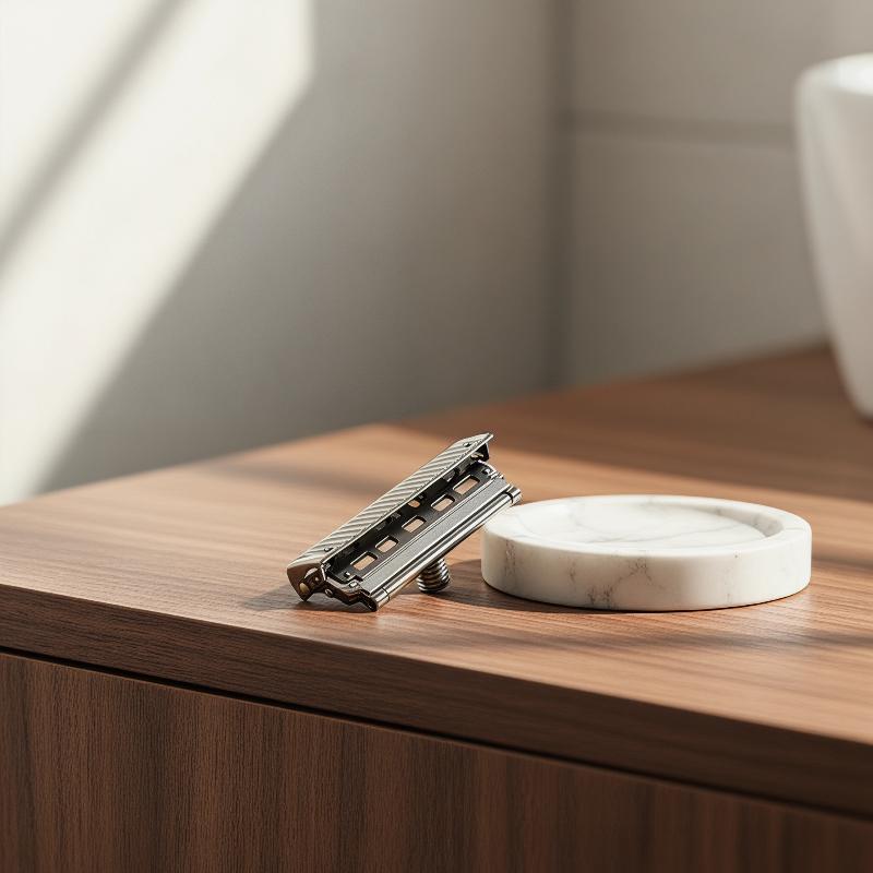 Matte Black Single Blade Manua - огляд і ціна Safety Razor Handle